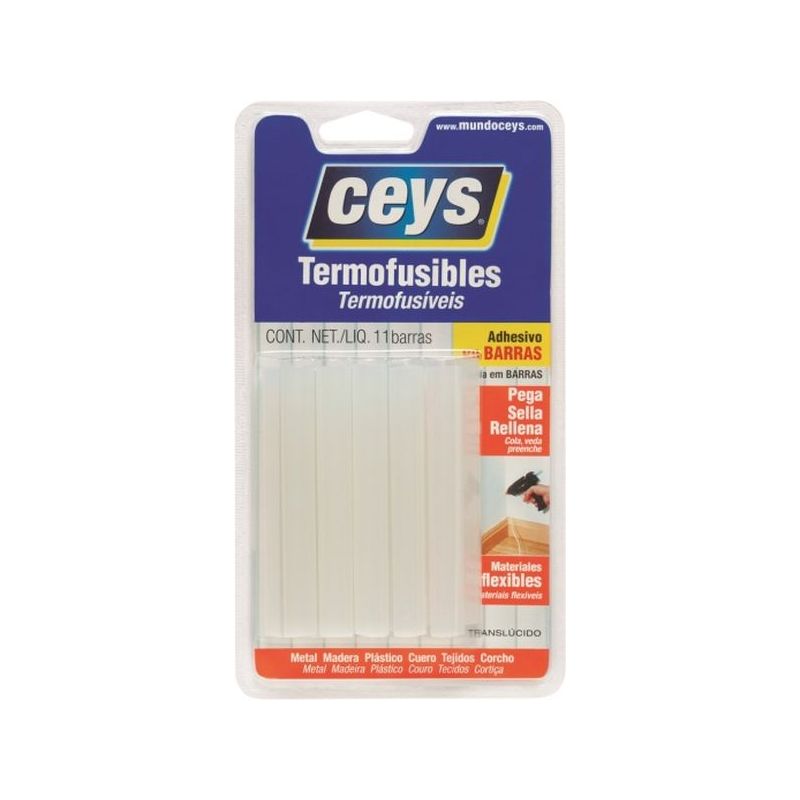 COLA TERMOF. 11 PZ 11X090MM TRA PEGA, SELLA Y RELLENA CEYS  