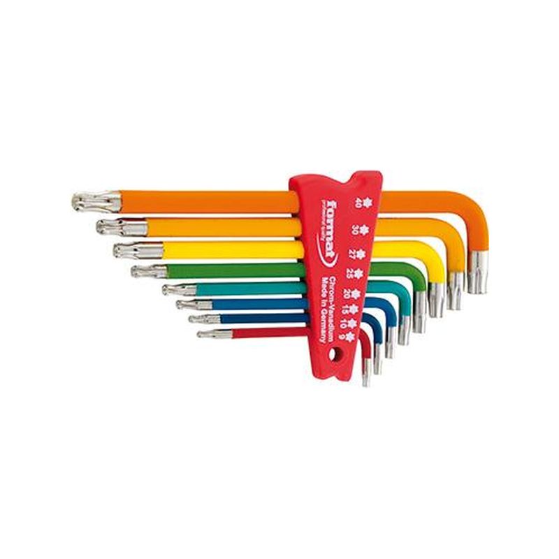 Llave Allen acodada T    9-40 pintada FORMAT