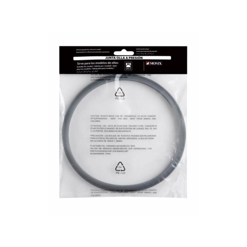 GOMA OLLA PRES 24CM SILIC VITESSE 9LT BRA                   