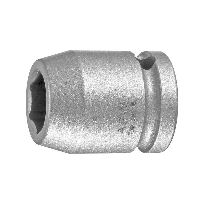 Llave vaso impacto       1/2"17mm ASW