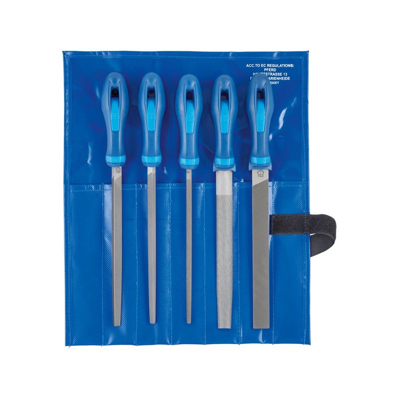 Jgo.limas de taller      200mm H2 5pza. Rüggeberg
