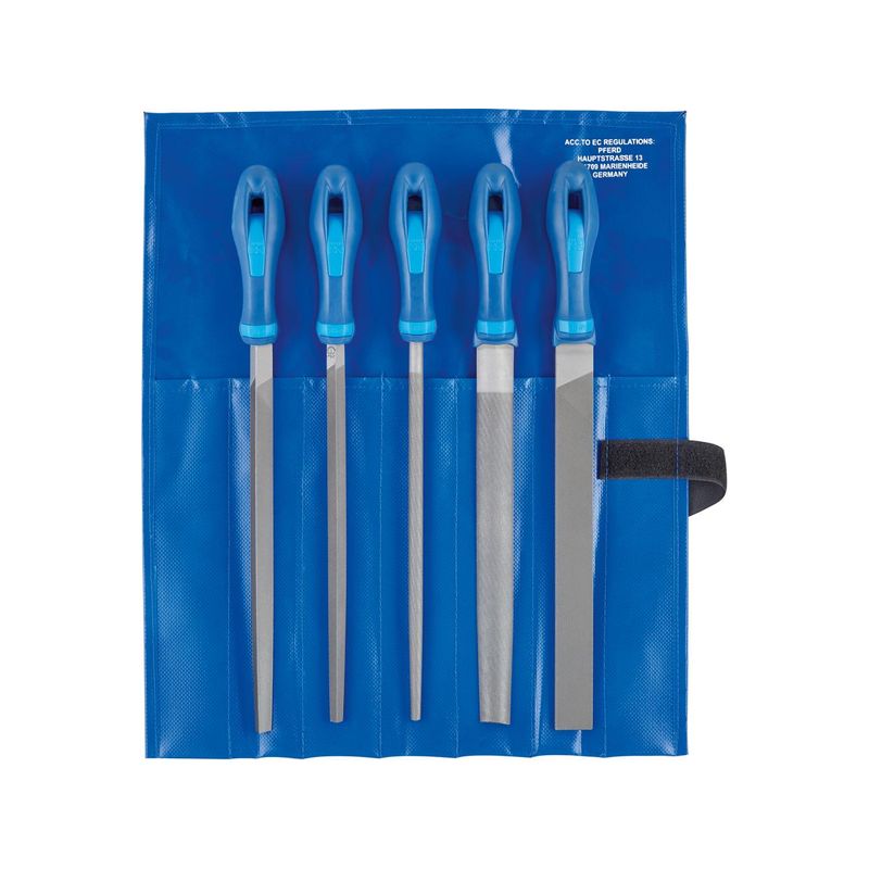 Jgo.limas de taller      250mm H2 5pza. Rüggeberg
