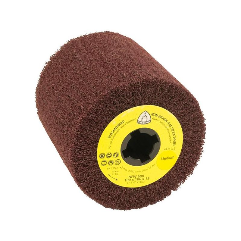 Rueda vell.abras.su fino 100x100x19mm Klingspor