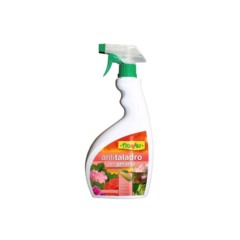 INSECTICIDA GERANIOS ANTI TALADRO PULVERIZADOR FLOWER 750 ML