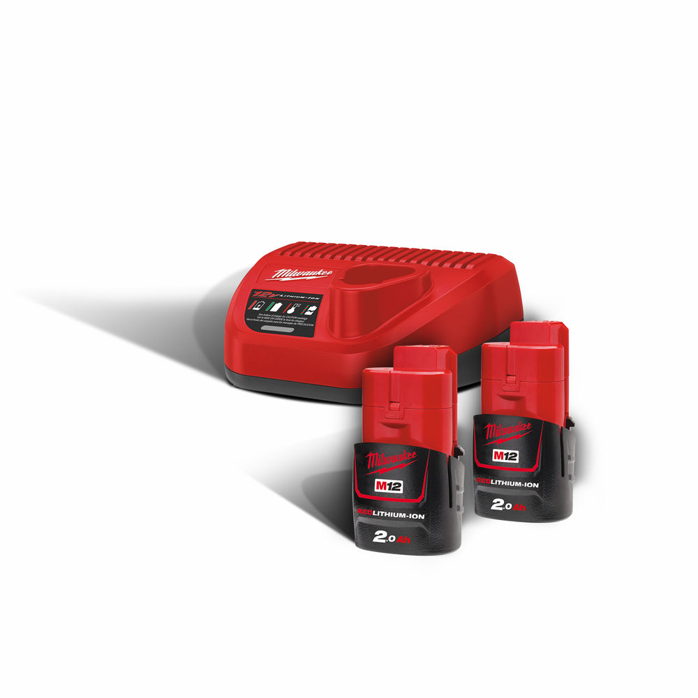 M12NRG-202 Kit 2 baterías M12B2 + cargador C12C