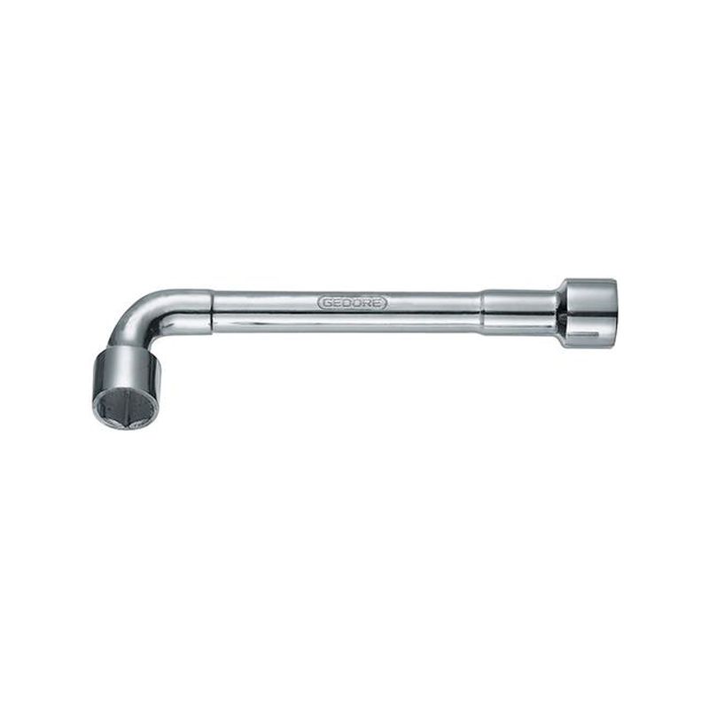 Llave de pipa acodada 6mm hex. doble Gedore