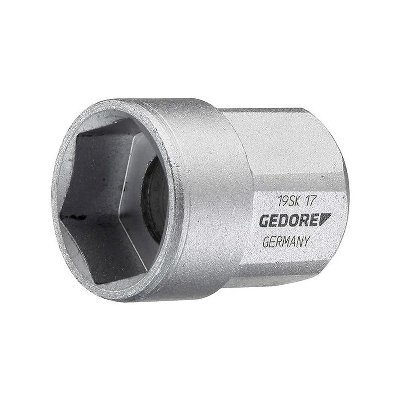 Llave de vaso de 1/2" 14mm aloj. hex. Gedore