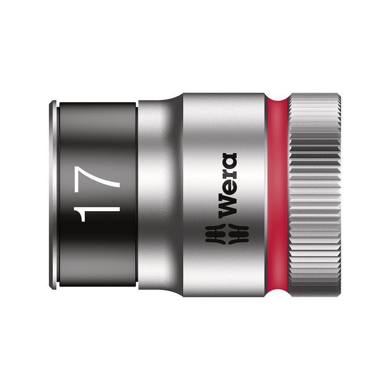 Vaso para llave de vaso 1/2" 17mm hexagonalsoporte Wera