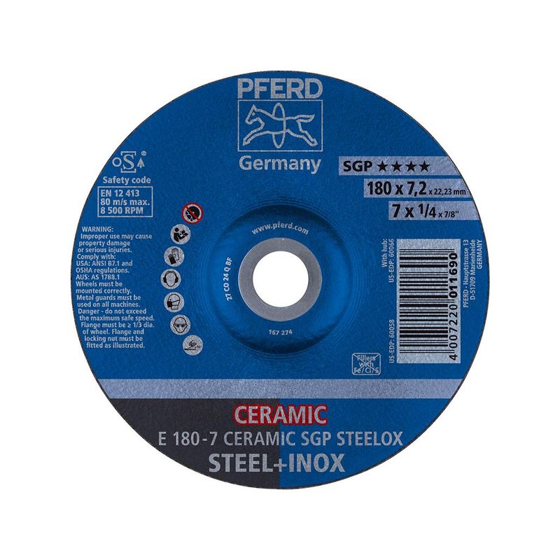 Disco de desbaste CO24QSG115x7,2 Pferd