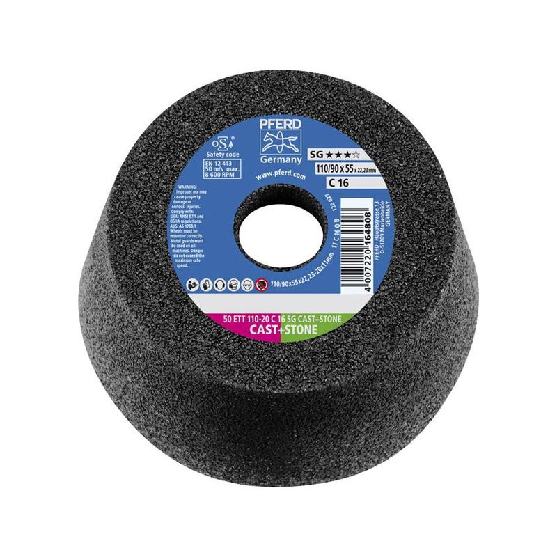 Disco abras.de vaso 110x22,2mm Rüggeberg