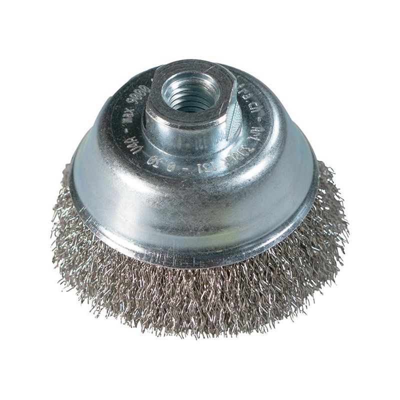 Cepillo de copa V4A M14 ondulado 70x0,3mmZEINTRA