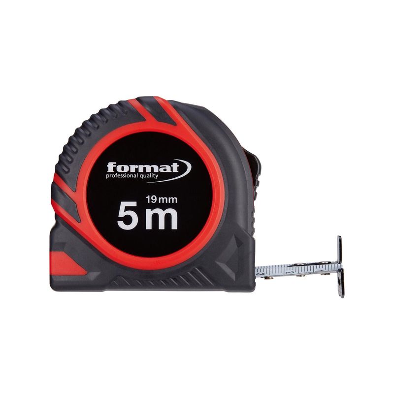 Cinta metrica de bolsillo2mx16mm blanca FORMAT