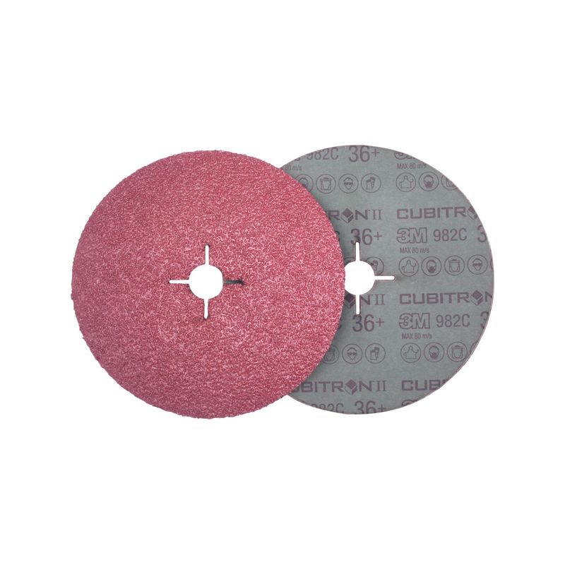 Disco abr. fibra Cubitron II 982C180mmP080+ 3M