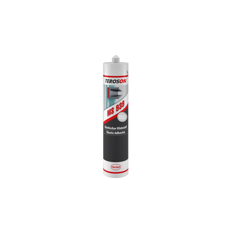 TEROSON MS 939 ADHESIVO ELÁSTICO GRIS Cartucho 290 ml