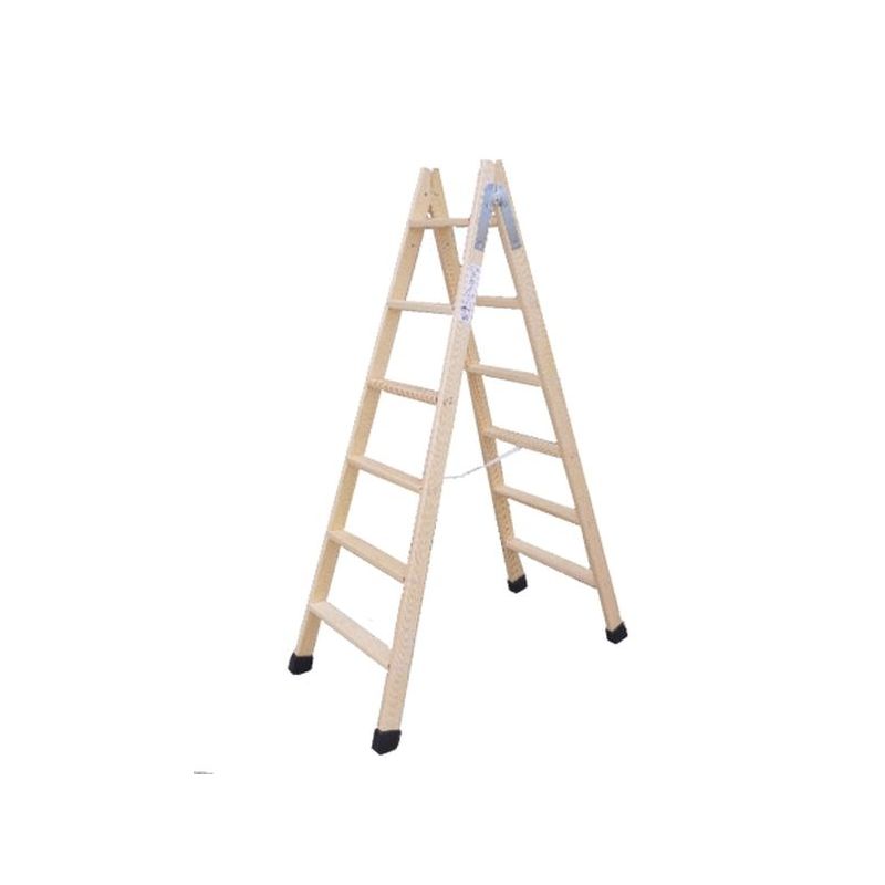 ESCALERA IND TIJERA 2,00MT 8 PELDAÑOS DOB MAD CLIMENT