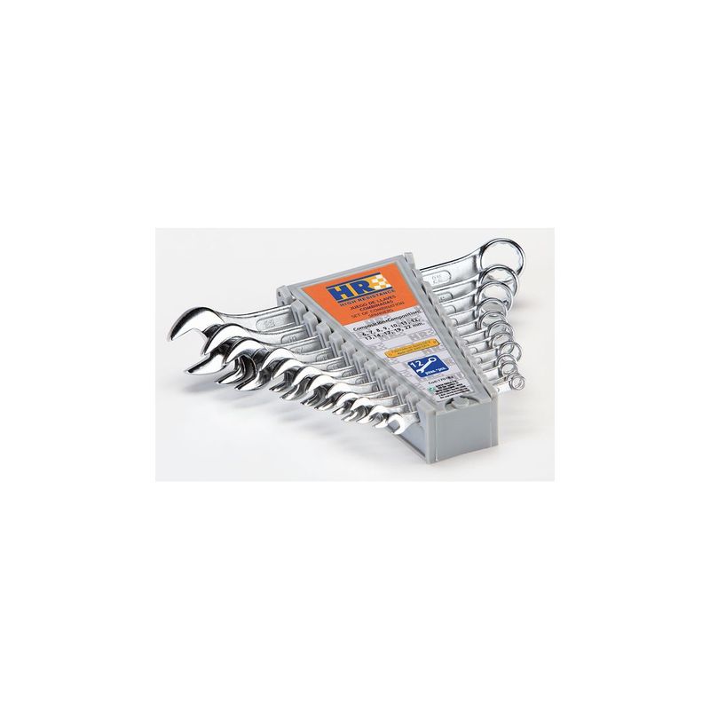 JUEGO 12 LLAVES COMBINADAS HR 6 A 22 MM