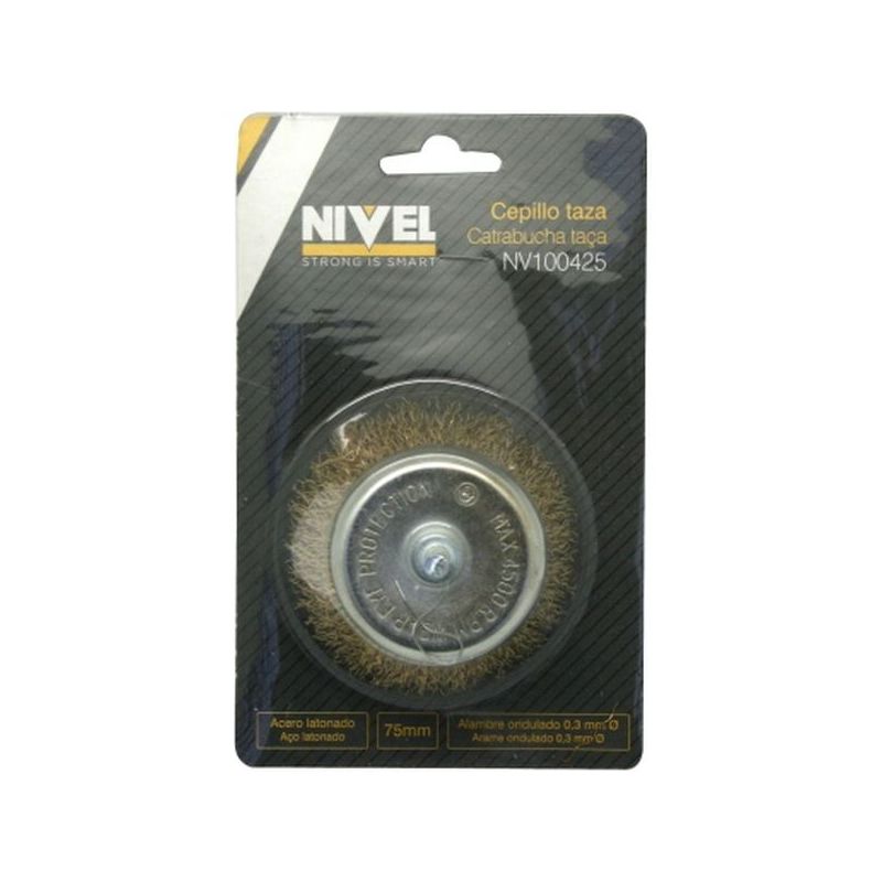 CEPILLO IND TAZA TALADRO 075 MM / 0,3 MM AC NIVEL