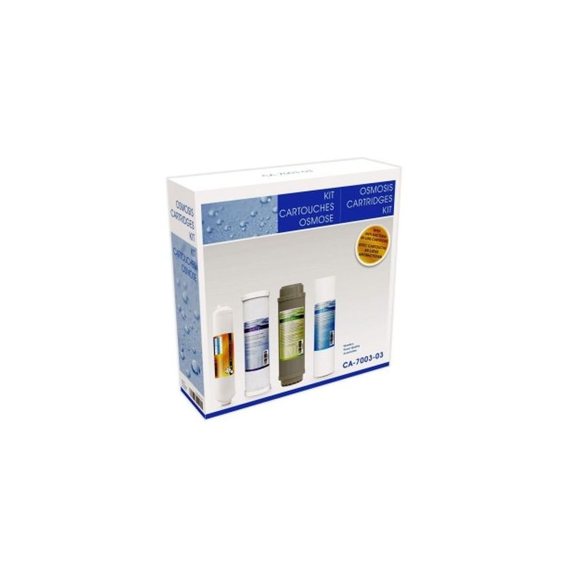 CARTUCHO OSMOSIS SEDIMENTOS HIDROWATER NEREO KIT4 CARBON GAC