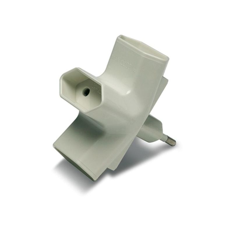 ADAPTADOR ELEC 40x88x80 10A-250V TRI POLIC BL FAMAT