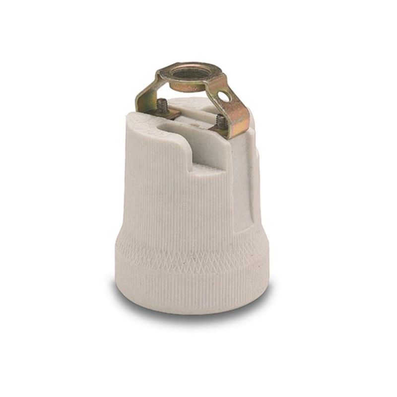 PORTALAMPARAS ELEC 41x65x41 M10X100 E27 CERAM GR FAMAT