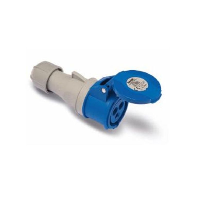 BASE ELEC MOVIL CETAC 2P+T 32A/220-240V IP44 POL/ABS AZ FAMA