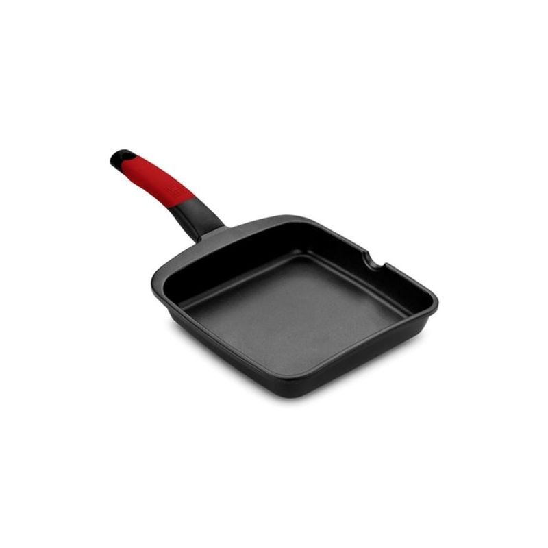 GRILL PLANCHA 28CM LISO C/M IND AL/FU NE/RO PREMIERE BRA