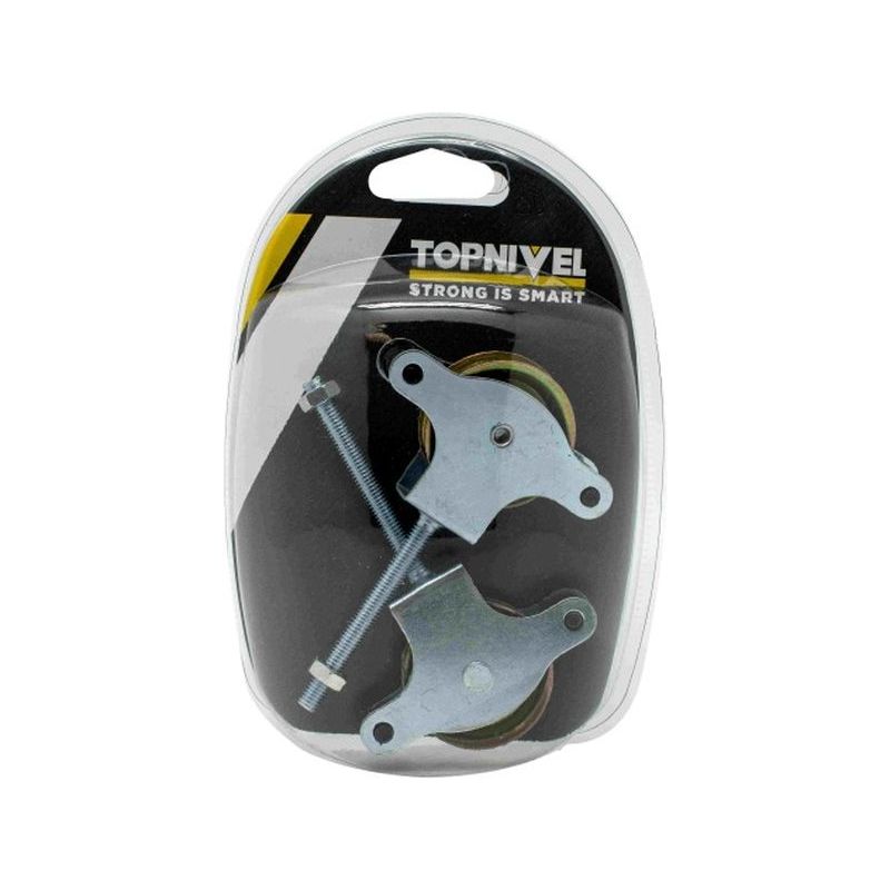 POLEA TENDEDERO TUERCA 60MM METALICA CINC NIVEL