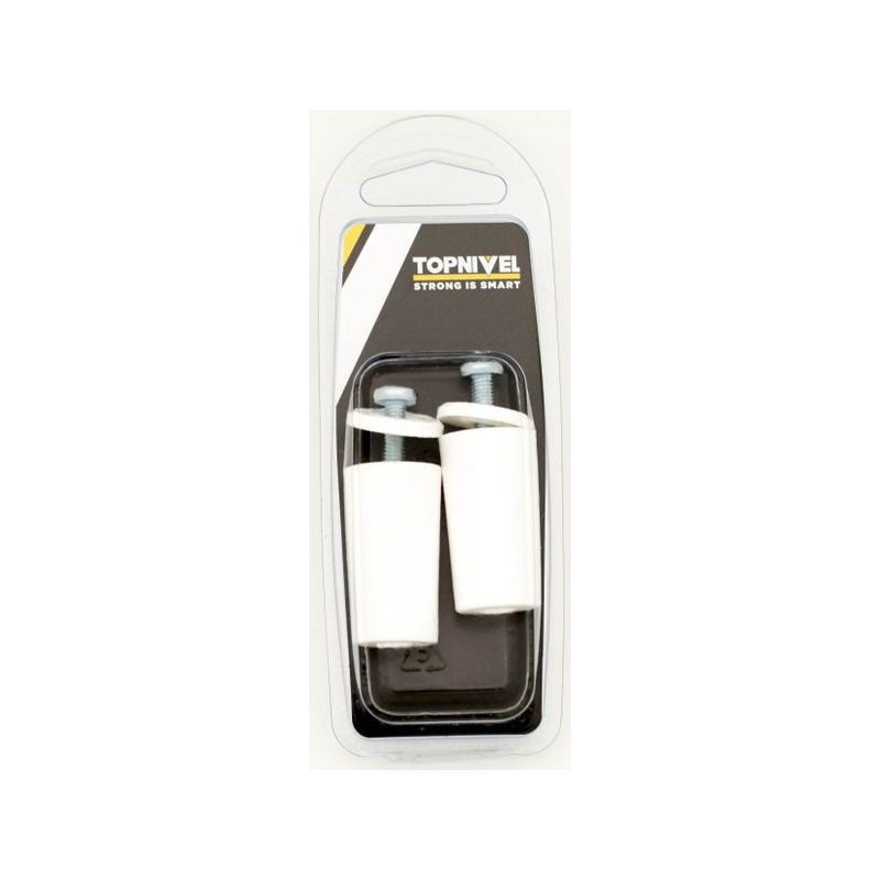 TOPE PERS BLANCO TORNILLO METALICO PL BL NIVEL 2 PZ