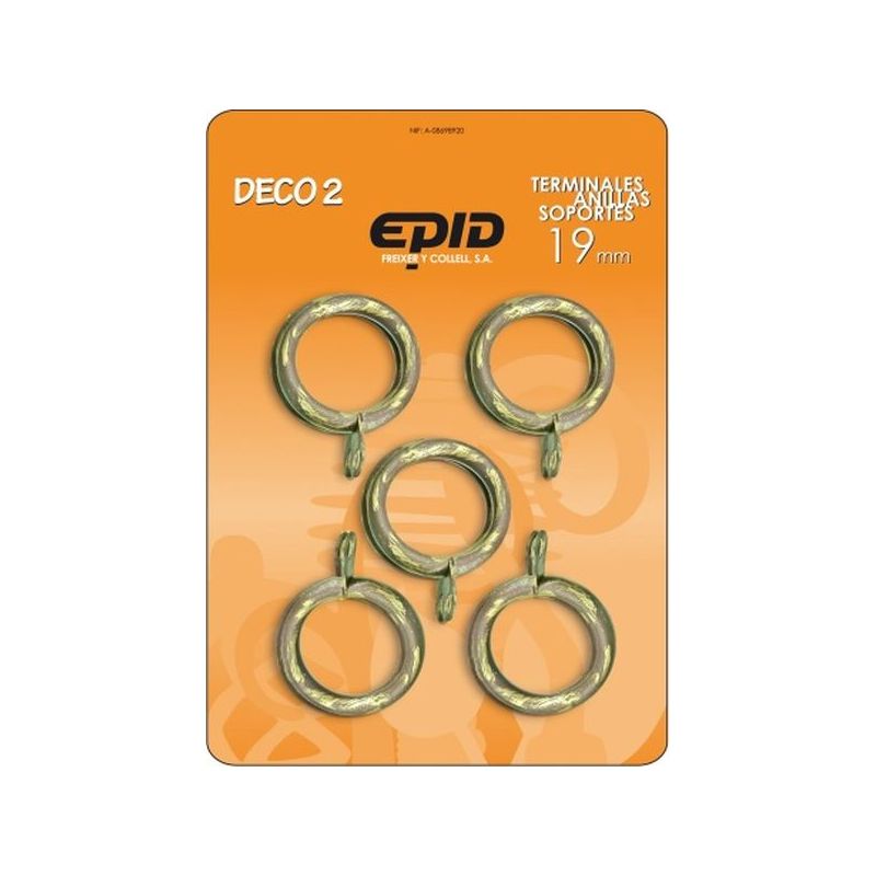 ANILLA CORTINA 19MM HOGAR EPID MET CREM DECO 2 4260023410 10