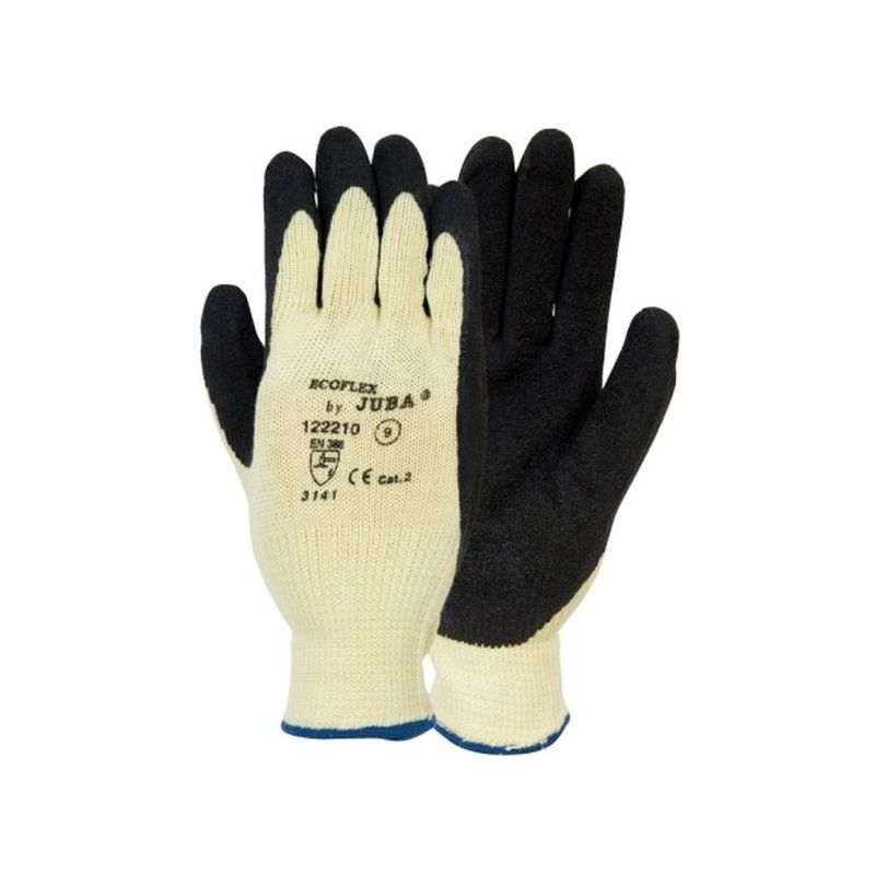 GUANTE MECANICO XL10 P/LATEX ECO-FLEX POLIE/ALGO BL/GR JUBA
