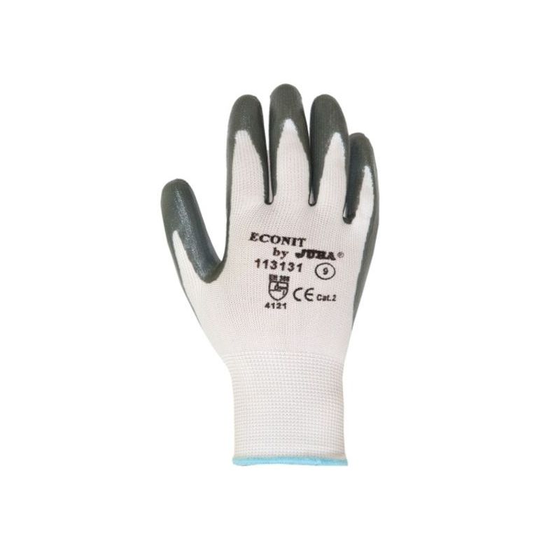 GUANTE MECANICO L09 P/NIT POLIE BL/GR JUBA