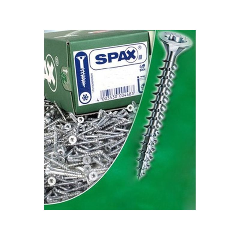 TORNILLO R/MAD. 04,5X050MM GALV SPAX 500 PZ