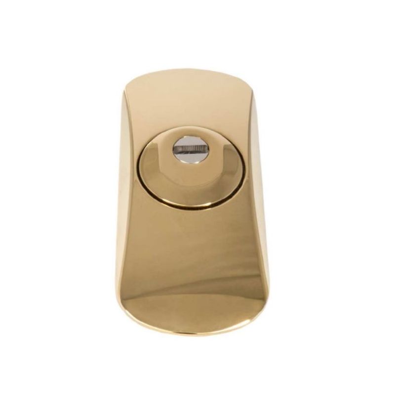 ESCUDO CILINDRO 163X70MM SQDO ACERO MAC.CARBONITRU PVD ORO A