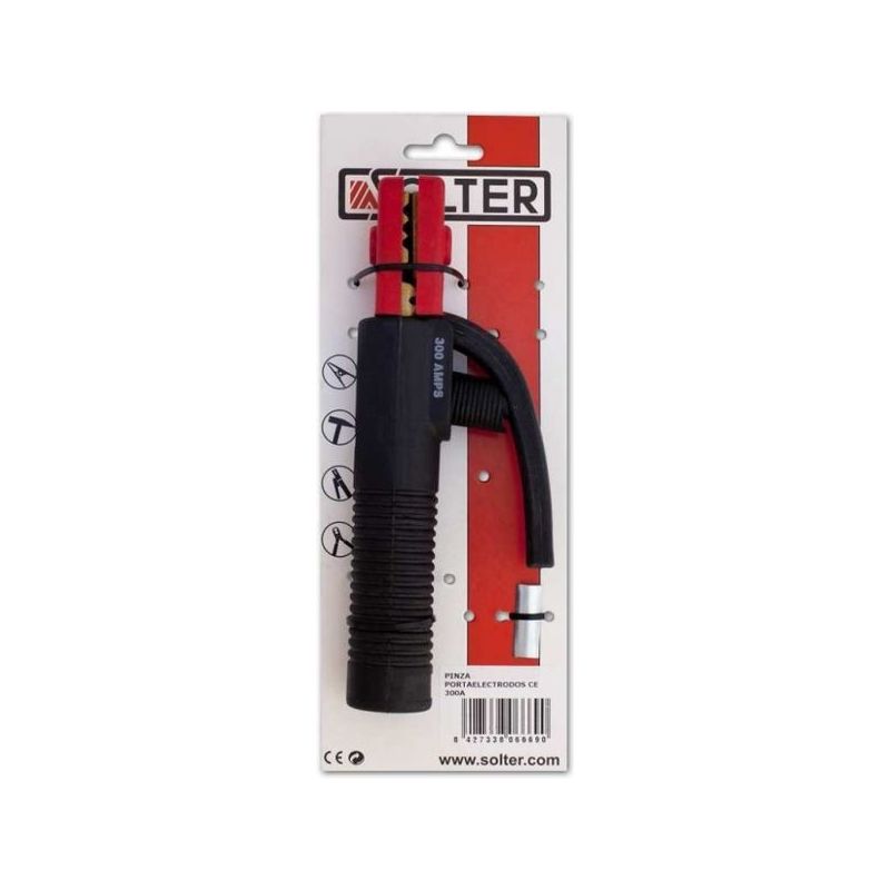 PINZA SOLD PORTA ELECTRODOS 300A SOLTER