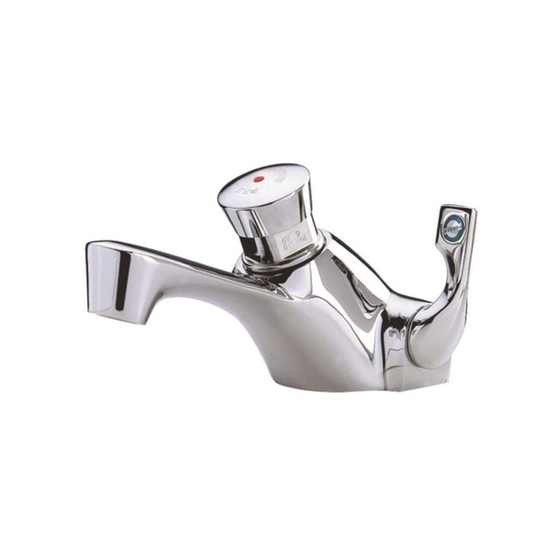 GRIFO BAÑO TEMPORIZADO LAVABO MEZCLADOR LAT CROM PRESTO 3000