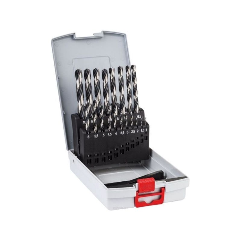 BROCA MET RECT HSS-R 01-10MM 19PZ HSS-R PointTeQ BOSCH