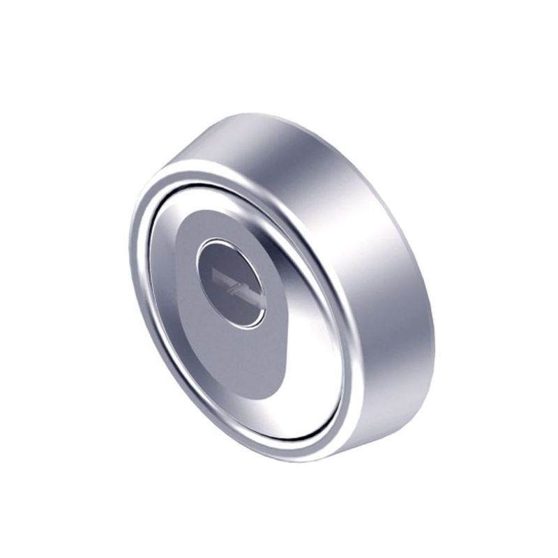 ESCUDO CILINDRO Ø 65x24/17MM HOPLON ACERO MAC.CARBONITRU CR/