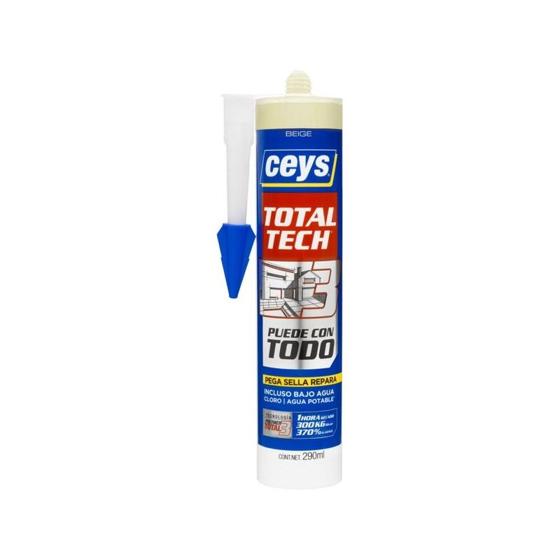 ADHESIVO SELLADOR POLIM 290 ML BEI TOTAL TECH CEYS
