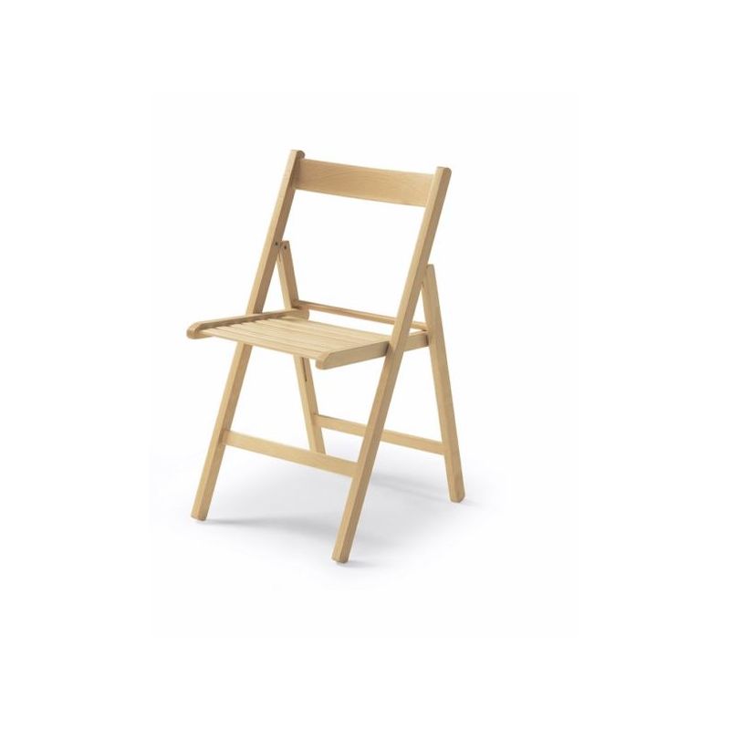 SILLA 42,5X47,5X79CM PLEG VIVAHOGAR MAD NAT HAYA VH122846