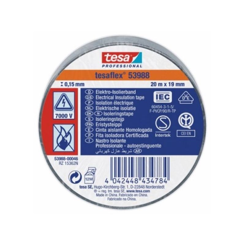 CINTA AISL. 20MT X 19MM TESATAPE PVC GR 53988-00046-00