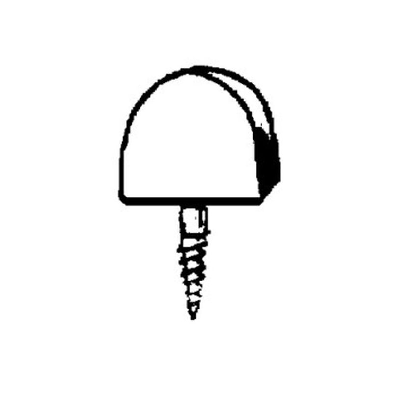 SOPORTE VITRINA 22X08MM NIVEL BL PEQUEÑO NV124243-2523 6 PZ