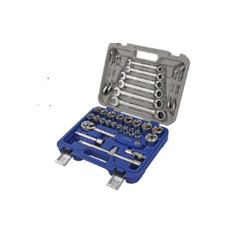 LLAVE VASO HEXAG. 1/2" C/LLAVE COMB. CARRAC C.V. IRIMO 33 PZ