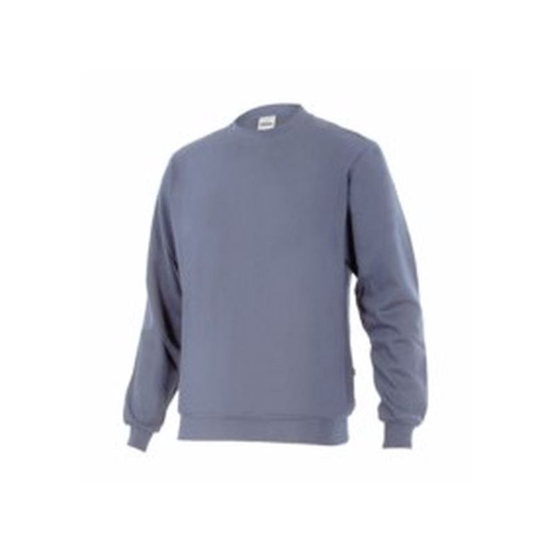 SUDADERA TRABAJO XL 260GR 65% POLI 35% ALG AZ/MAR 105701 VEL