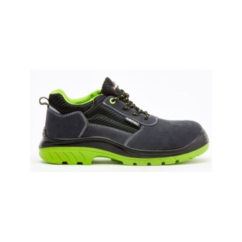 ZAPATO SEG T44 S1P BELLOTA SERRAJE NEGRA/VERDE COMP+ PU/PL N