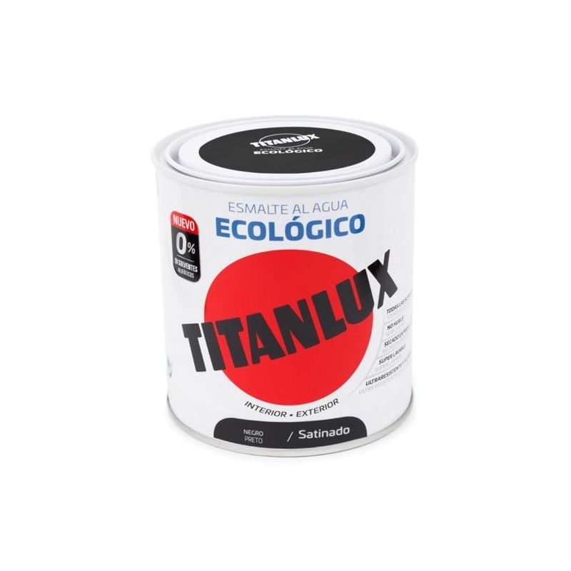 ESMALTE ACRIL SAT. 250 ML NE AL AGUA ECOLOGICO TITANLUX