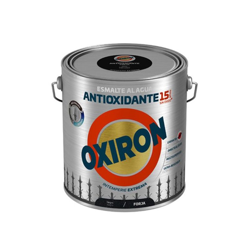 ESMALTE ANTIOXI. FORJA 2,5 LT NE EXT. TITAN OXIRON AL AGUA