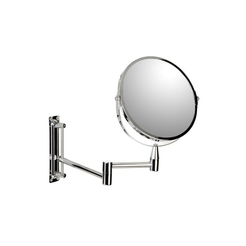 ESPEJO BAÑO EXTENSIBLE MURAL 17CM AUMENTO 5 AC CR BRAZO TATA