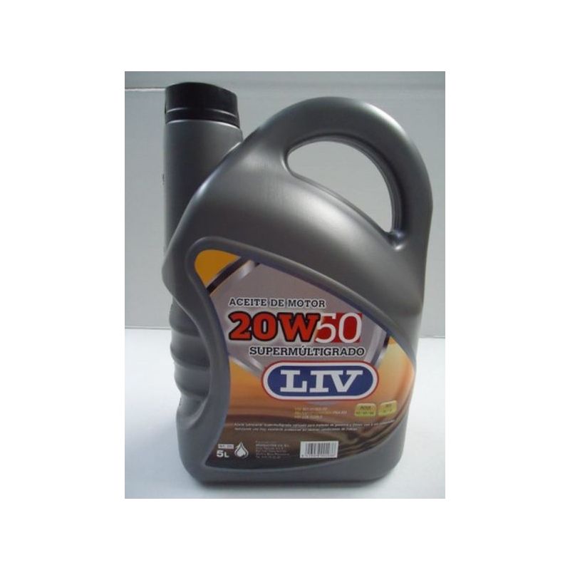 ACEITE MOTOR GAS. 5LT 20W SAE 50S 5 LT LIV