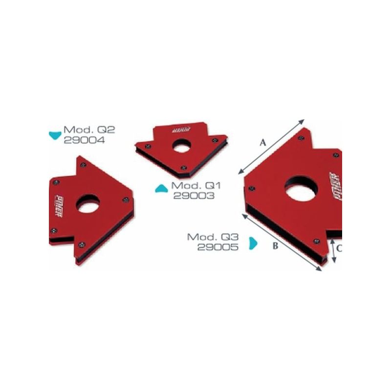 ESCUADRA MEDIC MAGNETICA MEDIANA Q-2 PIHER