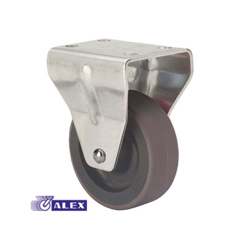 RUEDA FIJA 060MM 2-1035 PL.051X045 040KG.LISO GOM N/G Z PGI